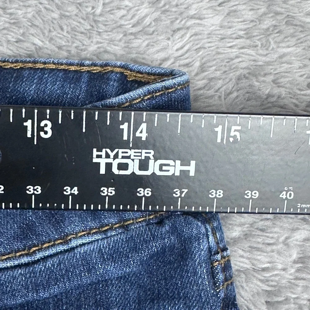 KUT from the Kloth Skinny Jeans‎ Womens 8 Blue Raw Tulip Hem Ankle Stretch Denim
